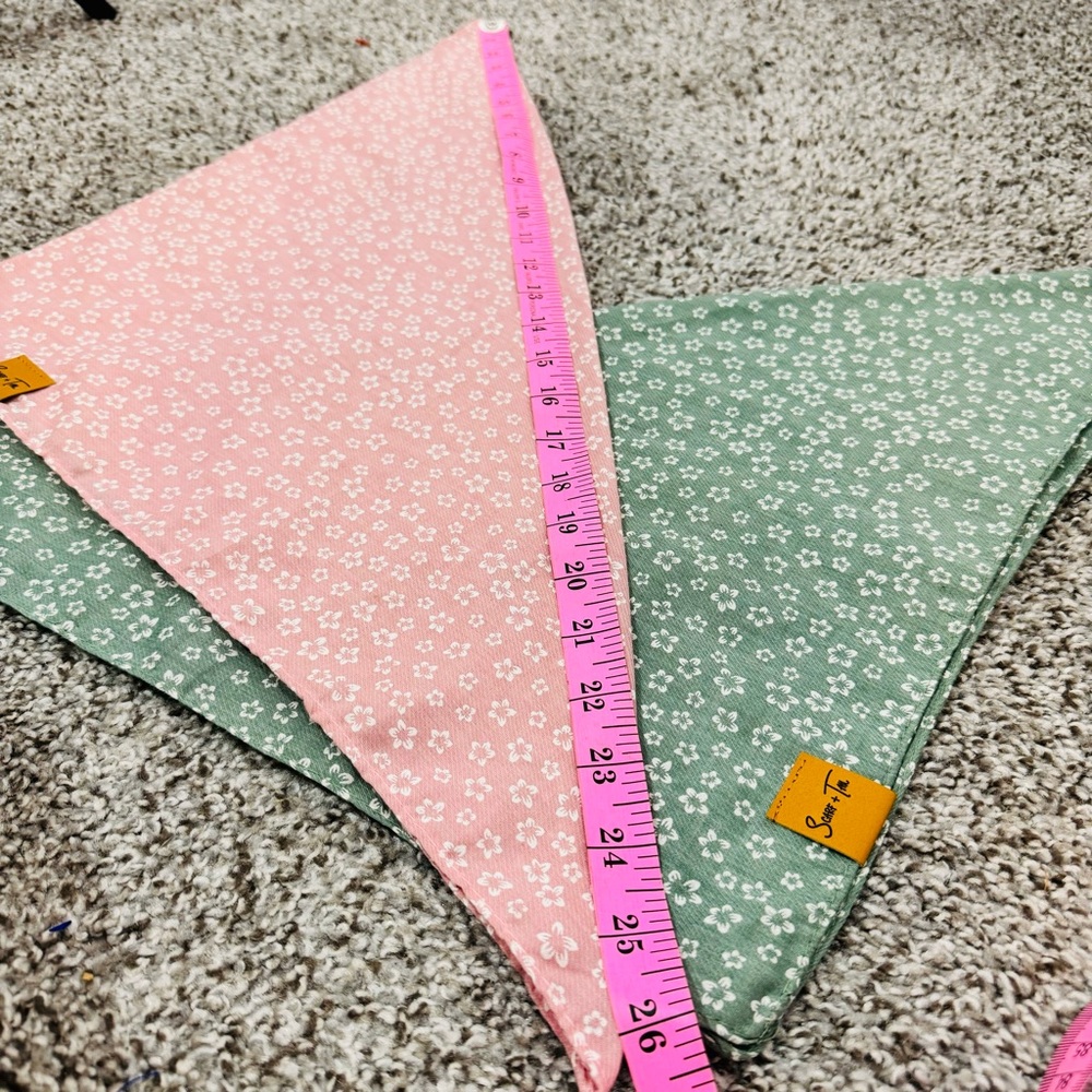 Bundle of 2 Dog Tie Bandanas - Picture 4 of 5